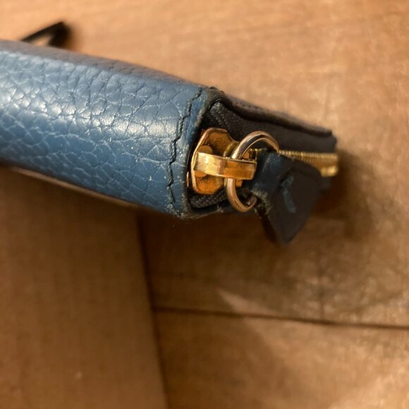 BURBERRY PEACOCK BLUE WALLET - Picture 3 of 9